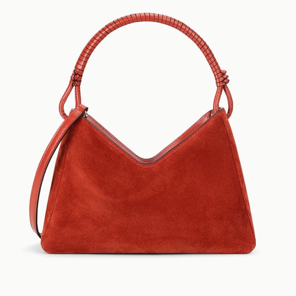 STAUD Suede Valerie Bag - Auburn - Price Firm - Picture 2 of 16